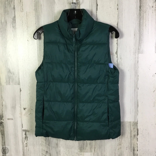 Vest Puffer & Quilted By Gap In Teal, Size: Xs
