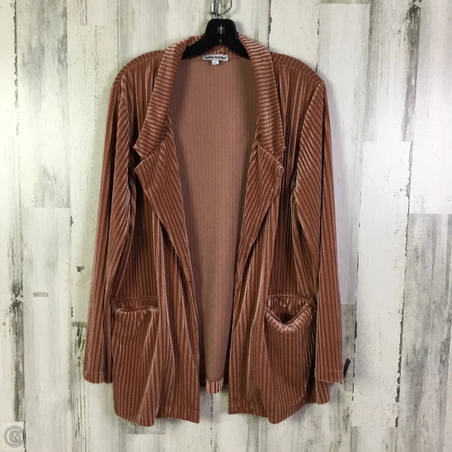 Cardigan By Clothes Mentor In Pink, Size: L