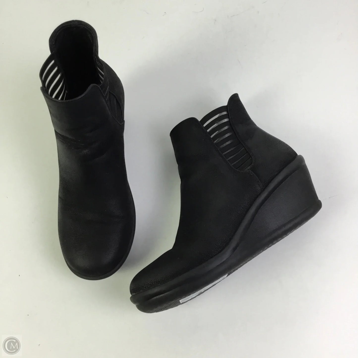 Boots Ankle Heels By Skechers In Black, Size: 7.5