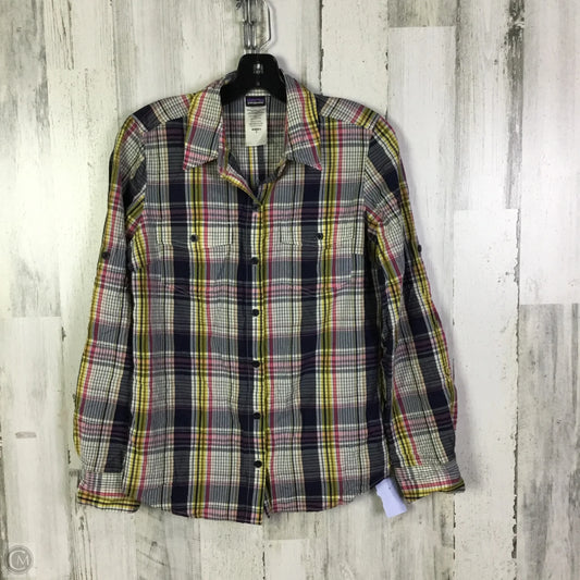 Top Long Sleeve By Patagonia In Multi-colored, Size: S