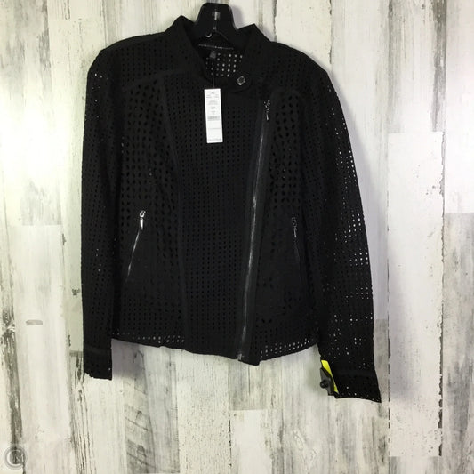 Jacket Moto By White House Black Market In Black, Size: M
