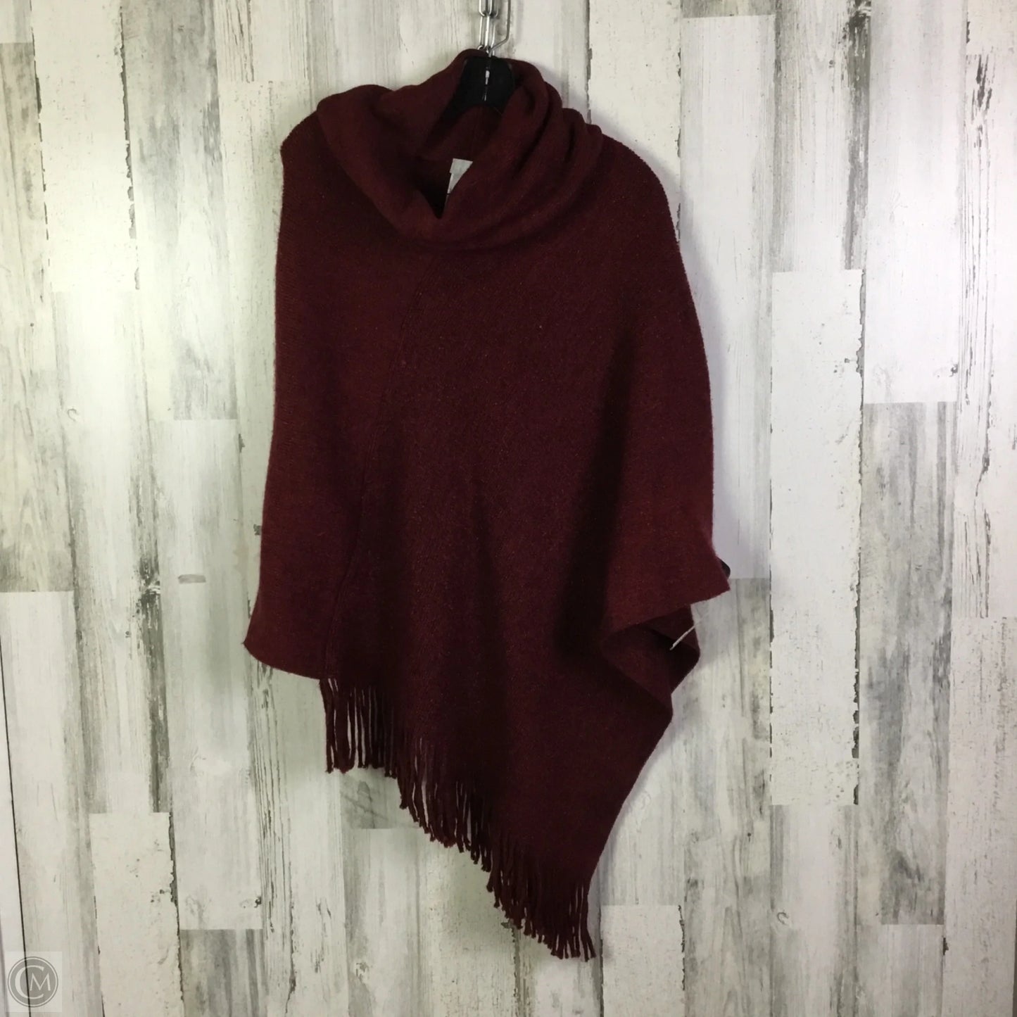 Poncho By Chicos In Red, Size: Osfm