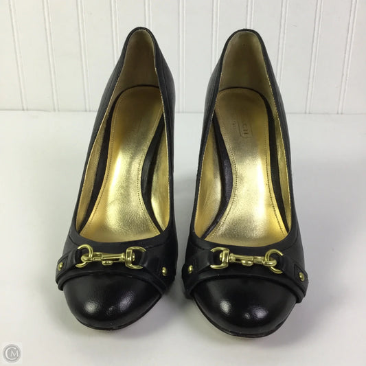 Shoes Designer By Coach In Black, Size: 8.5