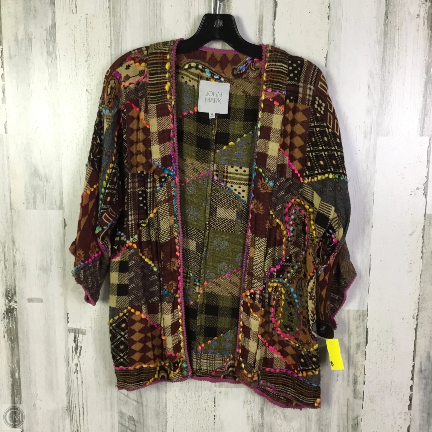 Cardigan By John Mark In Brown, Size: M