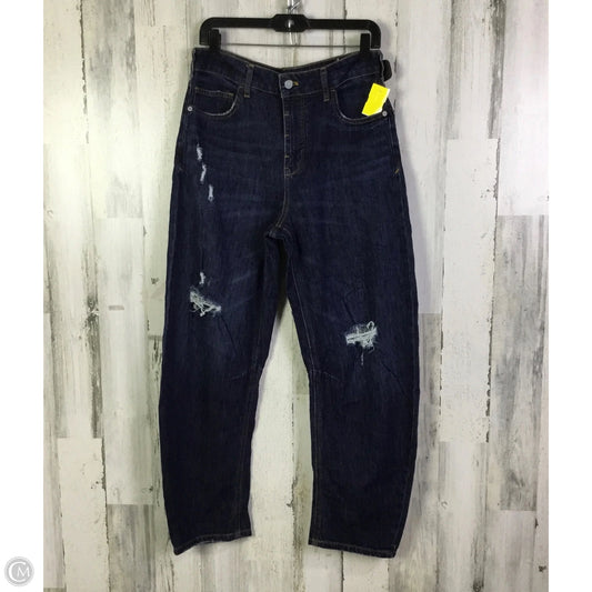 Jeans Straight By Pilcro In Blue Denim, Size: 8