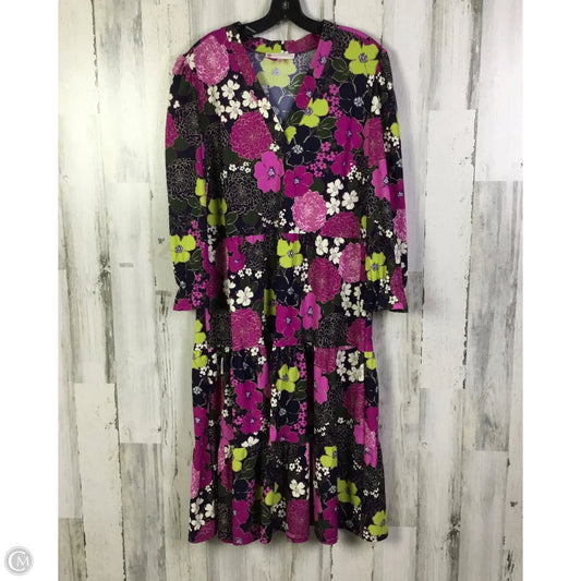 Dress Casual Midi By Jude Connally In Purple, Size: Xl