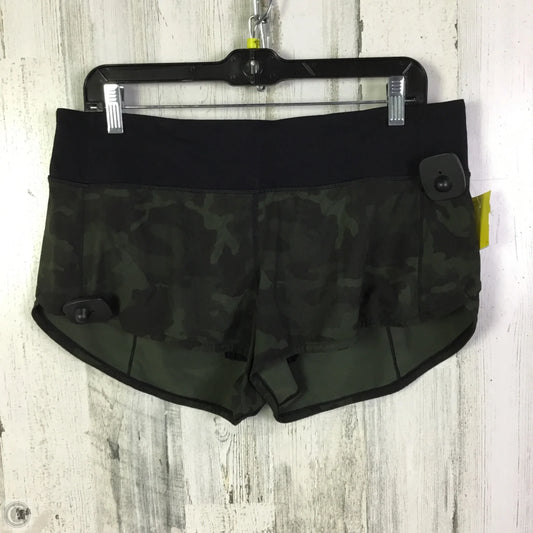 Athletic Shorts By Lululemon In Green, Size: 10