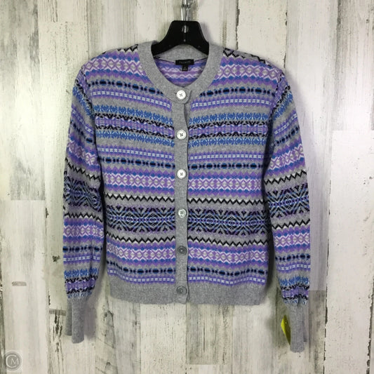 Sweater Cardigan By Talbots In Blue & Purple, Size: Xs