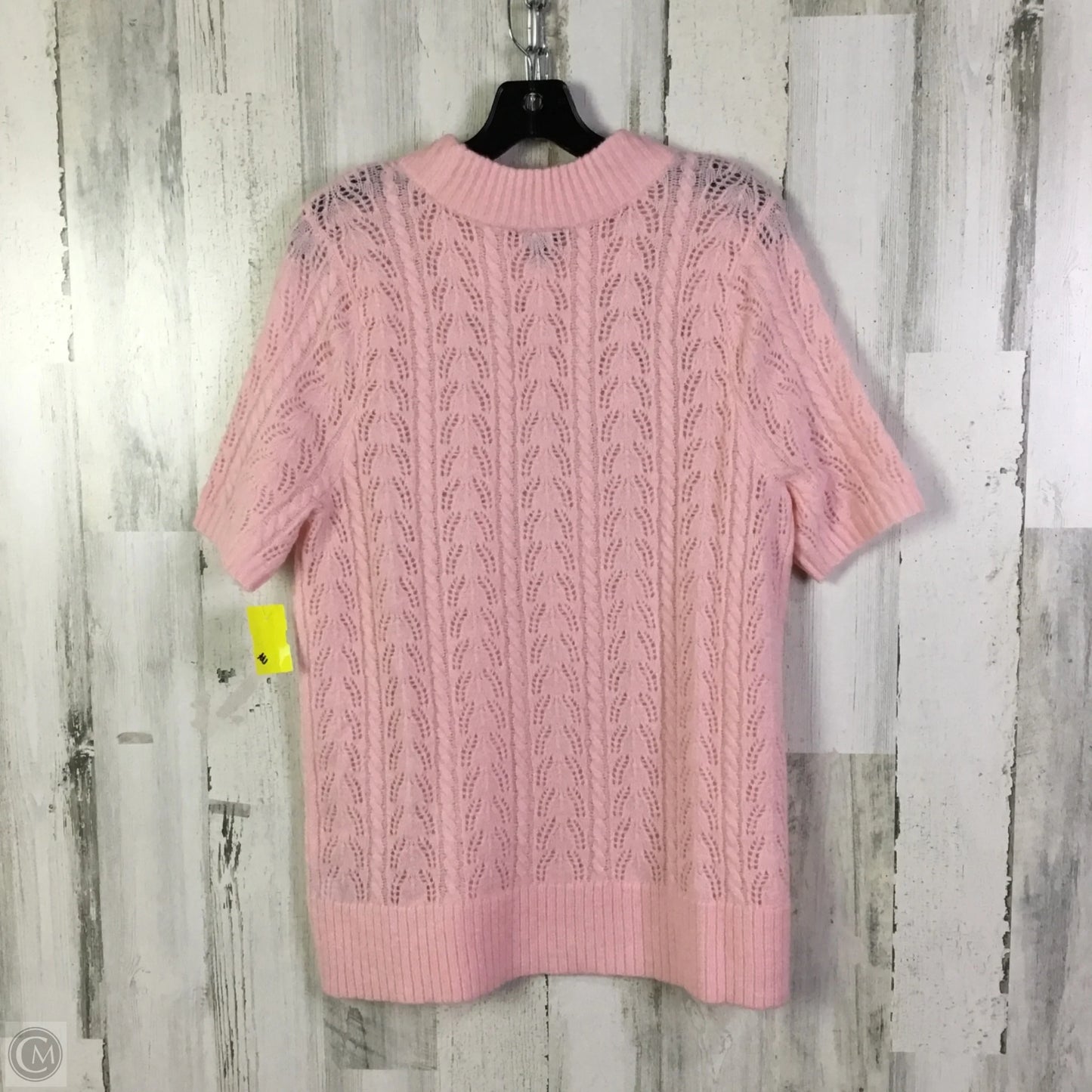 Sweater Short Sleeve By Torrid In Pink, Size: L
