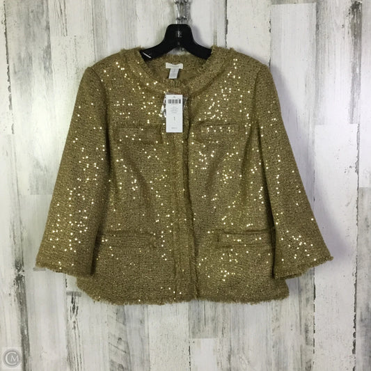 Blazer By Chicos In Gold, Size: M