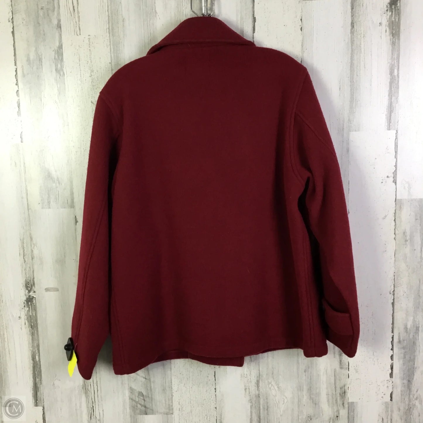 Coat Wool By Woolrich In Red, Size: M