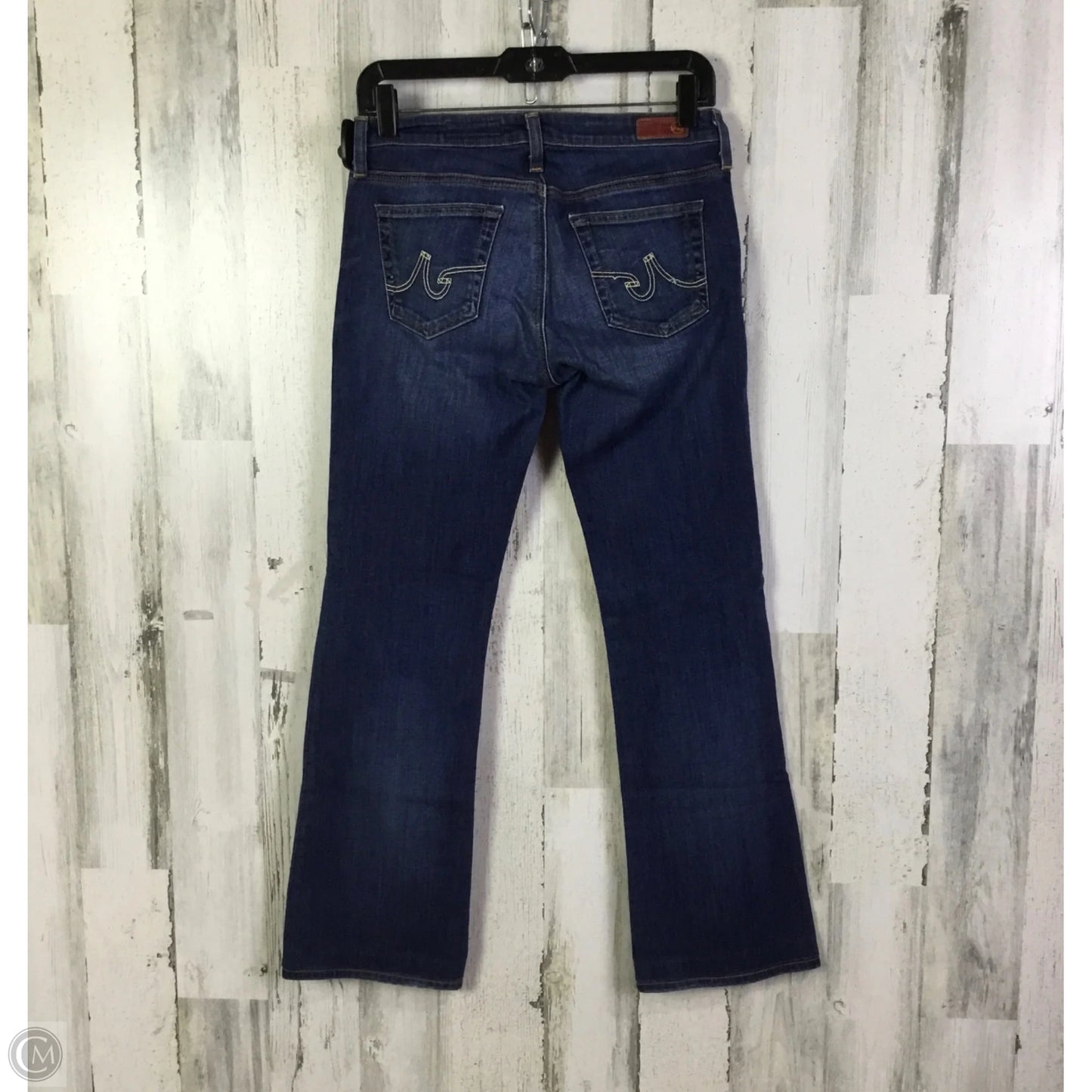 Jeans Boot Cut By Adriano Goldschmied In Blue Denim, Size: 4