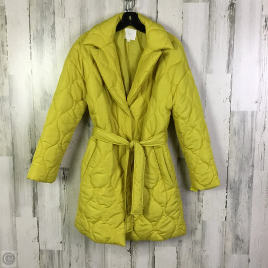 Coat Puffer & Quilted By A Loves A In Yellow, Size: S