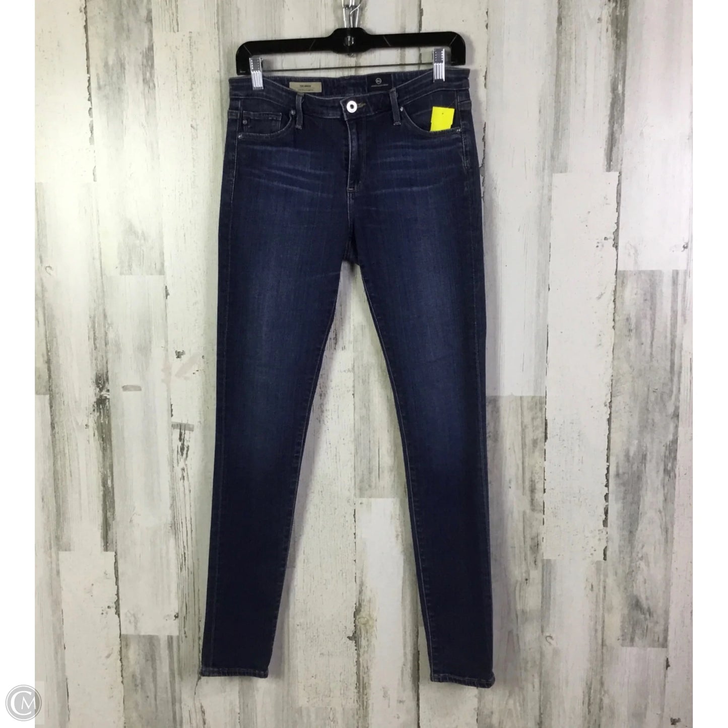 Jeans Skinny By Adriano Goldschmied In Blue Denim, Size: 6