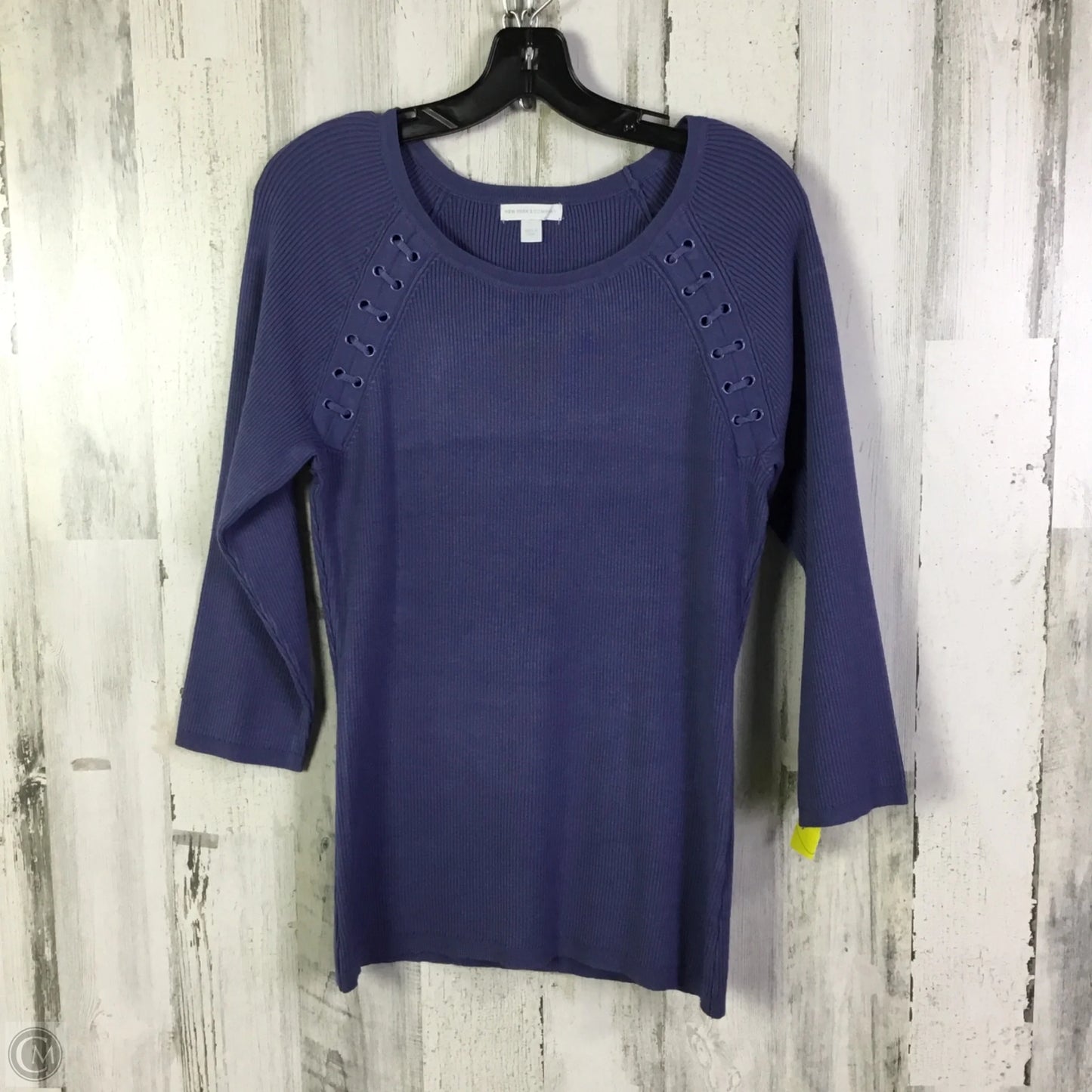 Sweater By New York And Co In Blue, Size: L