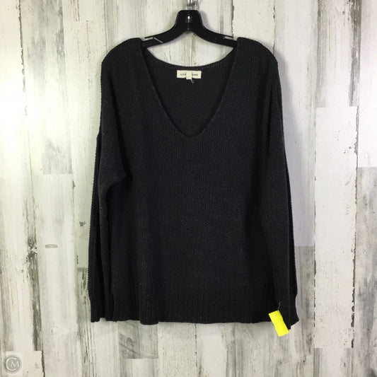 Sweater By Lucky Brand In Black, Size: M