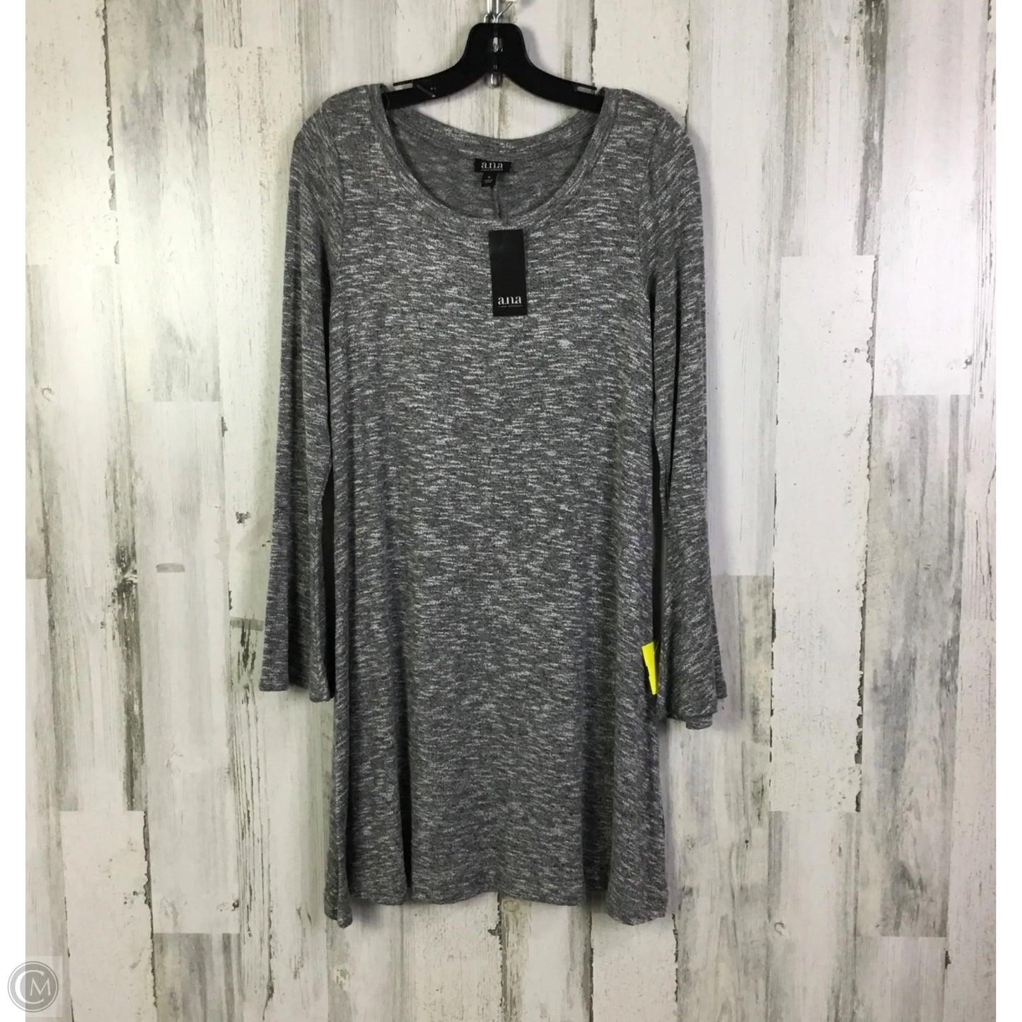 Dress Sweater By Ana In Grey, Size: S