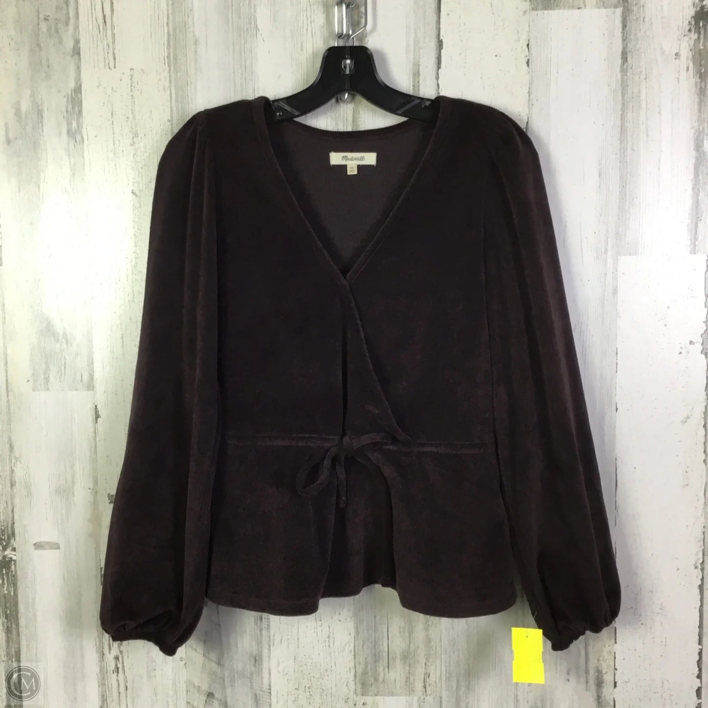 Top Long Sleeve By Madewell In Purple, Size: Xs