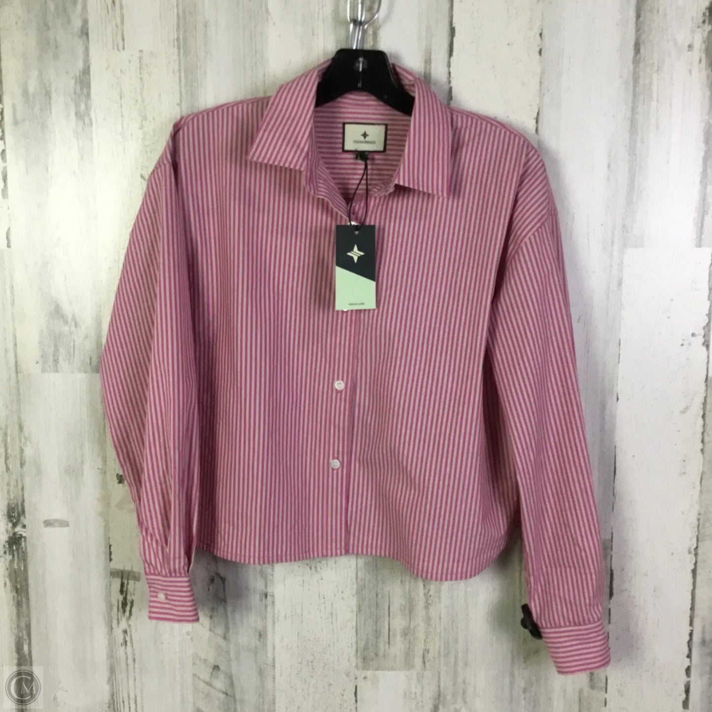 Top Long Sleeve By Tuckernuck In Pink, Size: S