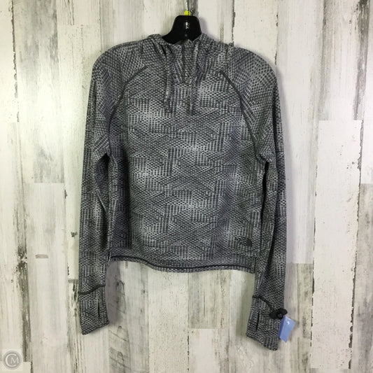 Athletic Top Long Sleeve Hoodie By The North Face In Grey, Size: S
