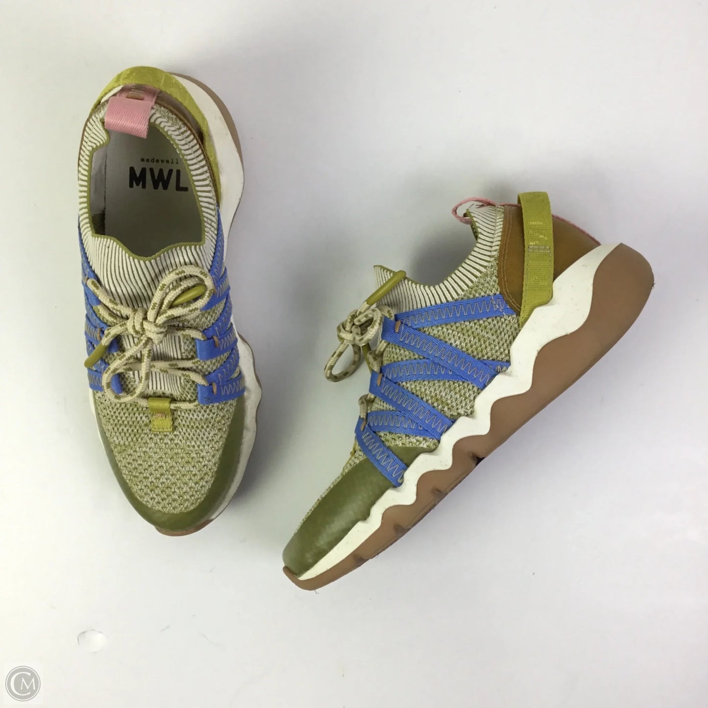 Shoes Athletic By Madewell In Green, Size: 8