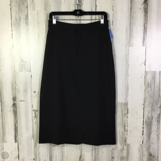 Skirt Midi By Banana Republic In Black, Size: 4