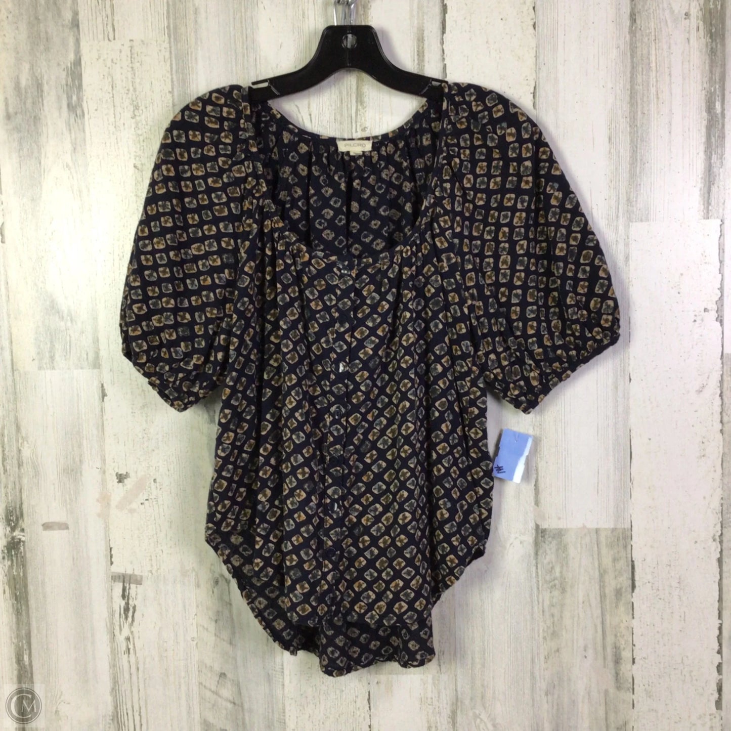 Top Short Sleeve By Pilcro In Blue, Size: S