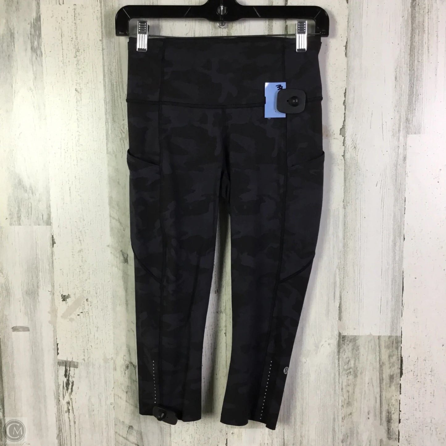 Athletic Capris By Lululemon In Grey, Size: 6