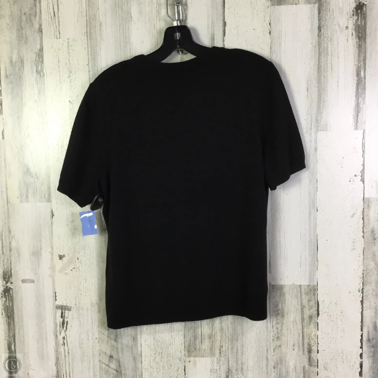 Sweater Short Sleeve By Brooks Brothers In Black, Size: Xl