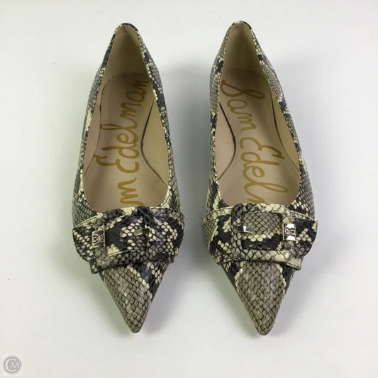 Shoes Flats By Sam Edelman In Snakeskin Print, Size: 11