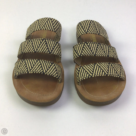 Sandals Flats By Cushionaire In Brown, Size: 7.5