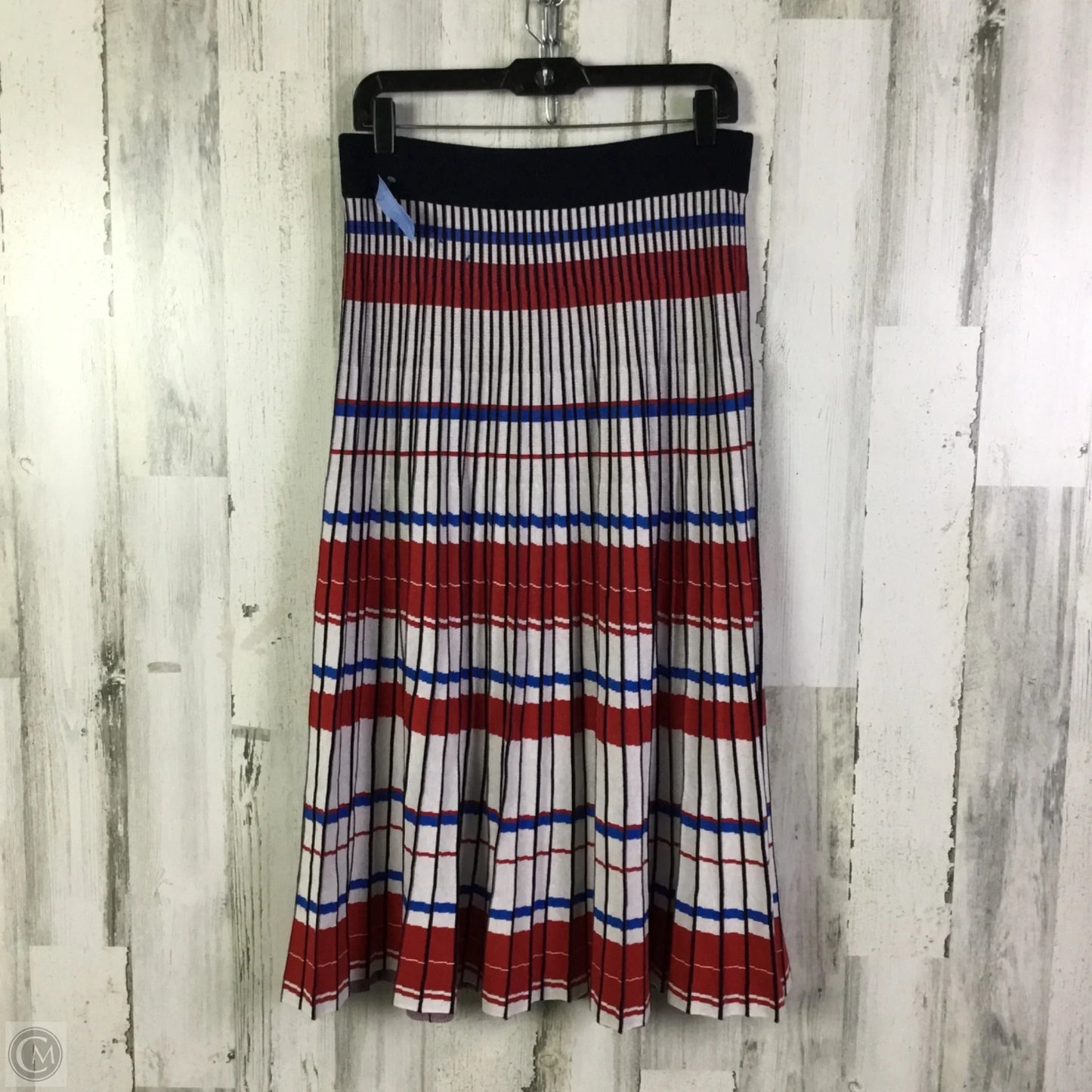 Skirt Maxi By Banana Republic In Blue & Red & White, Size: 12