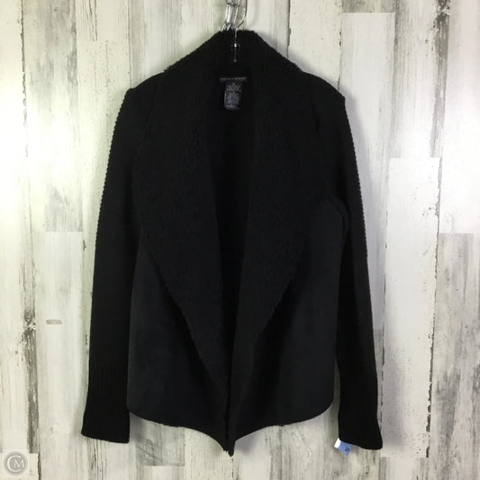 Cardigan By Chelsea And Theodore In Black, Size: Xl