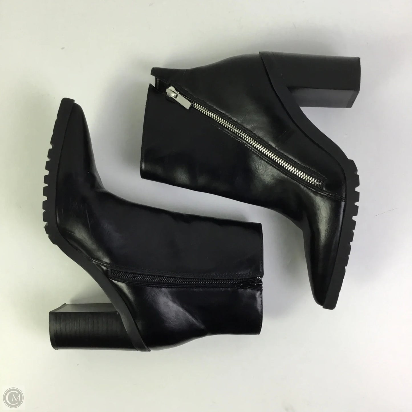 Boots Ankle Heels By Charles By Charles David In Black, Size: 7.5