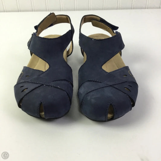 Sandals Flats By Earth Origins In Navy, Size: 7