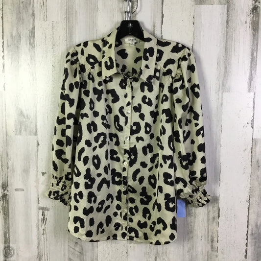 Top Long Sleeve By Umgee In Animal Print, Size: S