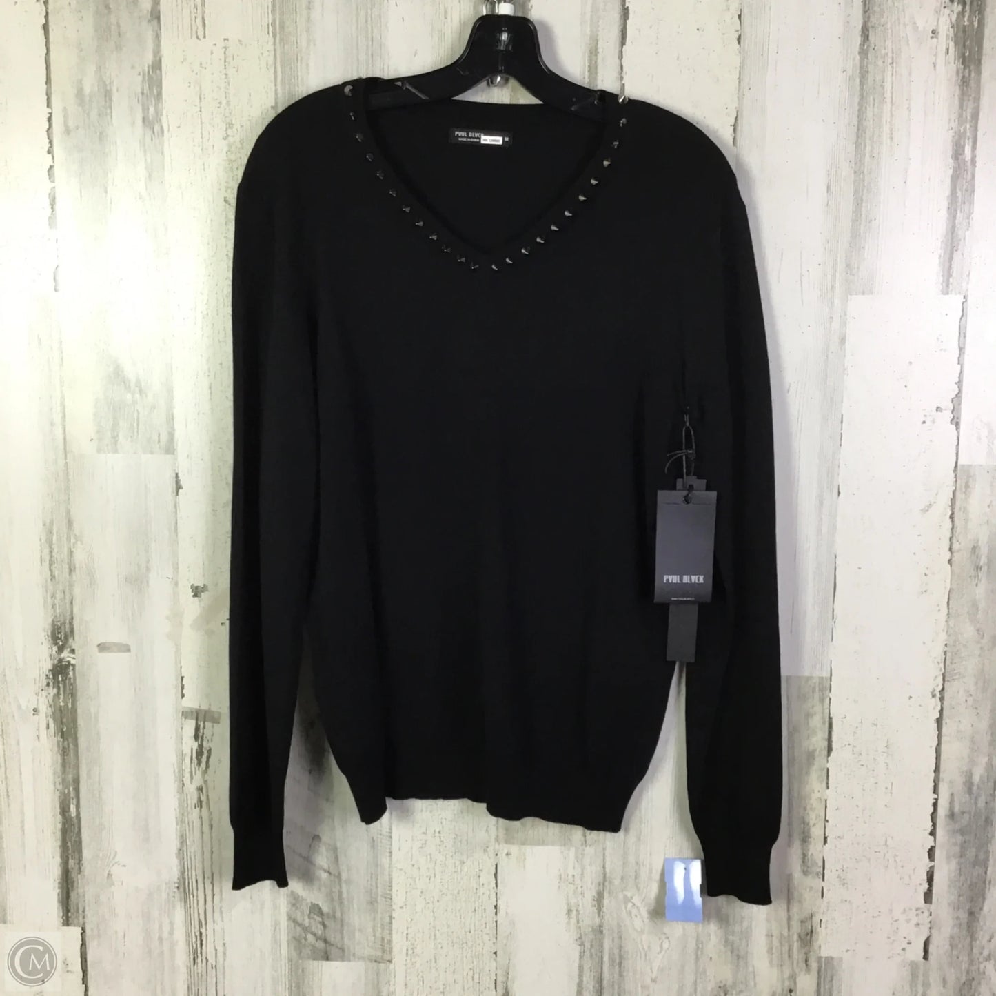 Sweater By Clothes Mentor In Black, Size: M