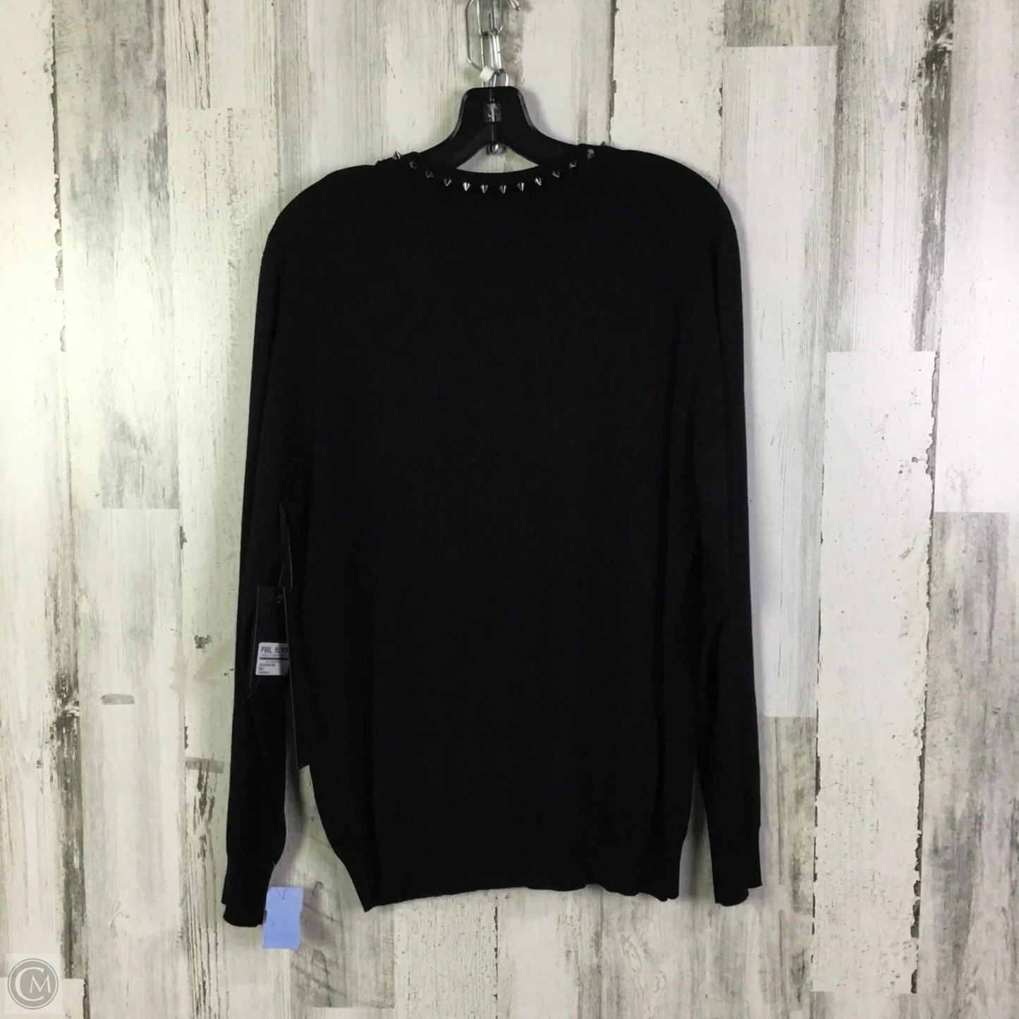 Sweater By Clothes Mentor In Black, Size: L