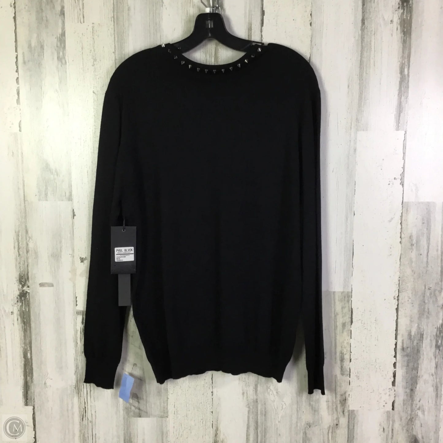 Sweater By Clothes Mentor In Black, Size: Xl