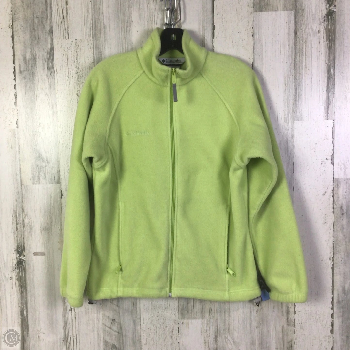 Athletic Jacket By Columbia In Green, Size: S