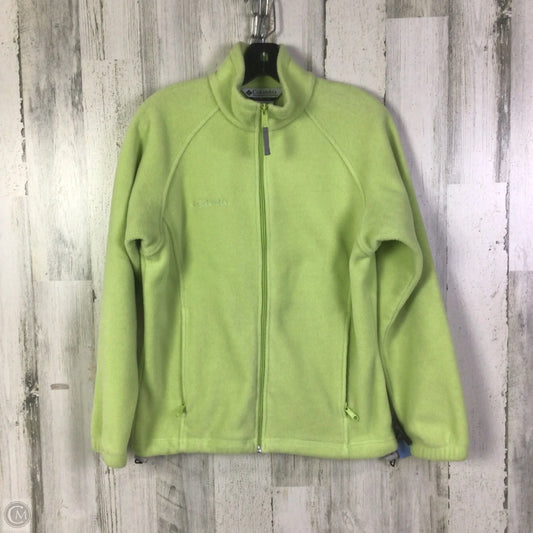 Athletic Jacket By Columbia In Green, Size: S