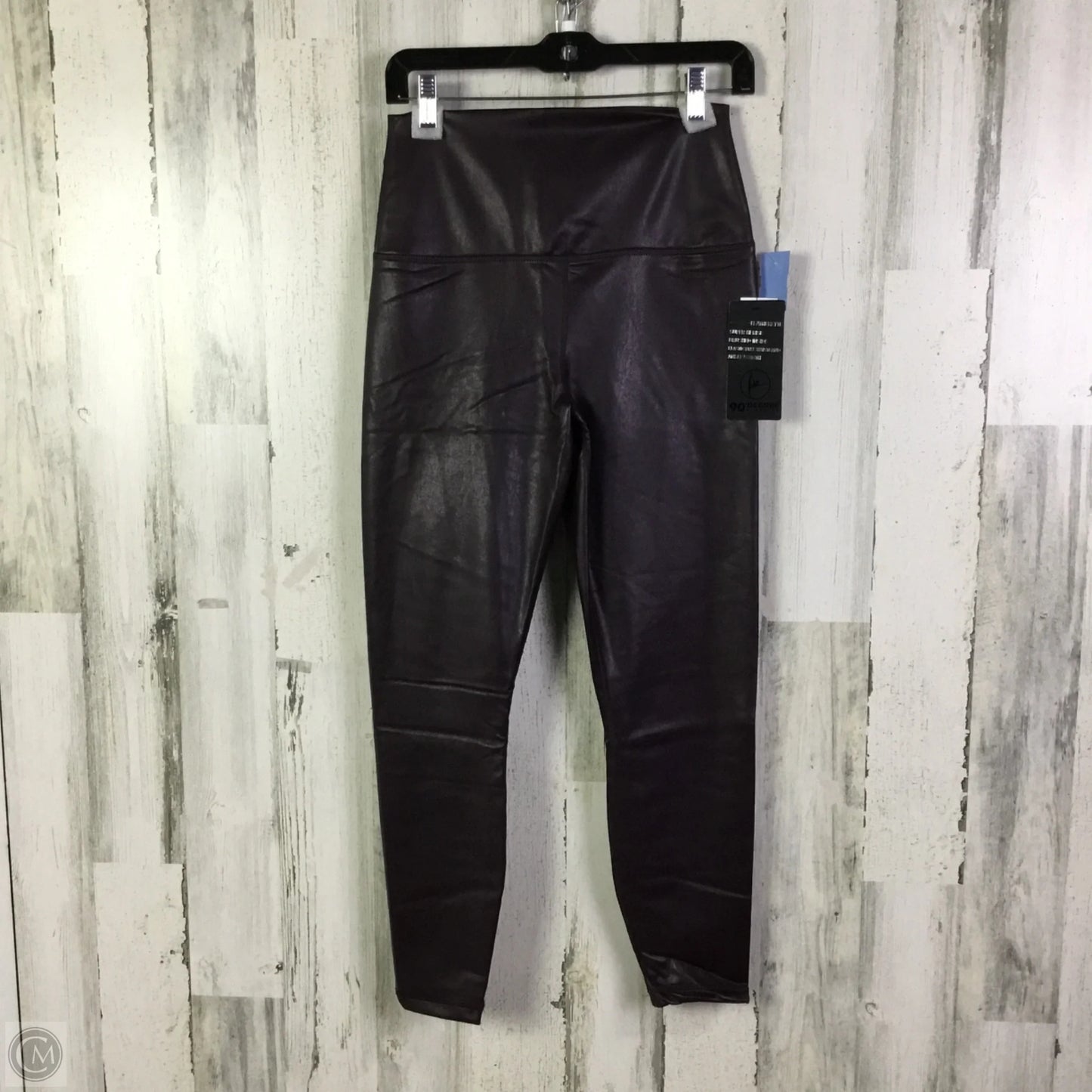 Athletic Leggings By 90 Degrees By Reflex In Maroon, Size: L