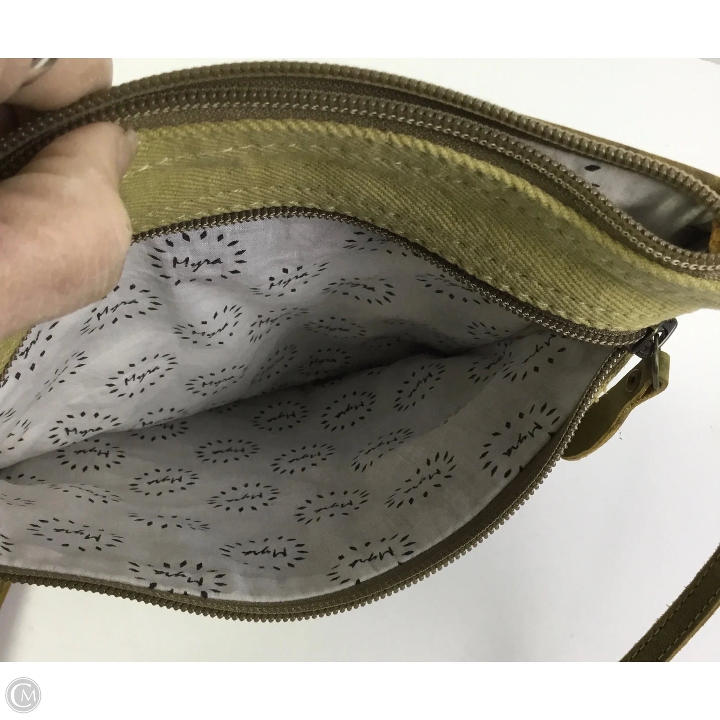 Crossbody Leather By Myra, Size: Medium