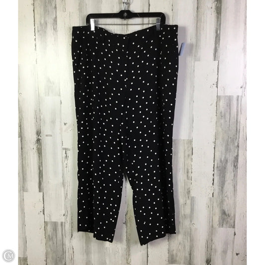 Pants Dress By Talbots In Black, Size: 18