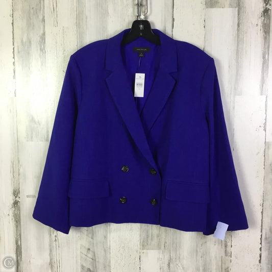 Blazer By Ann Taylor In Blue, Size: 1x
