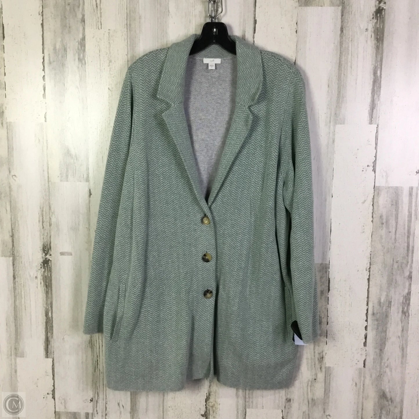 Blazer By J. Jill In Green, Size: 2x