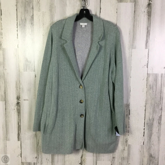Blazer By J. Jill In Green, Size: 2x