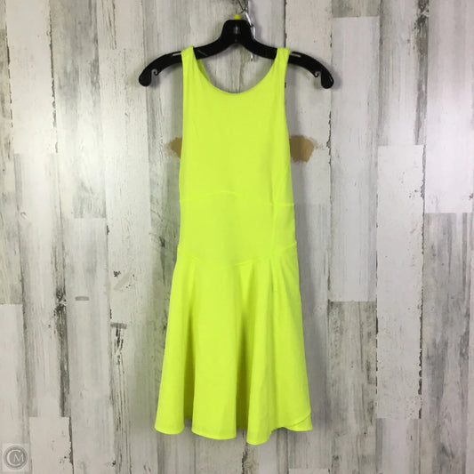 Athletic Dress By Lululemon In Yellow, Size: 10