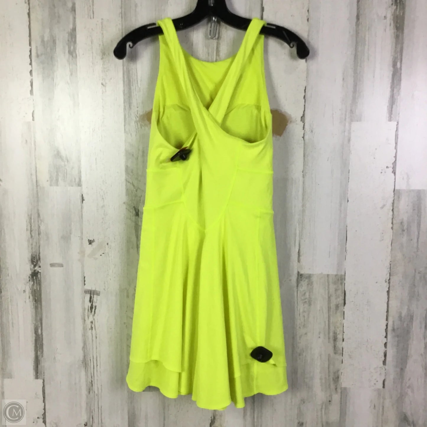 Athletic Dress By Lululemon In Yellow, Size: 10