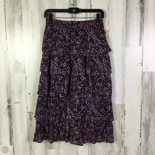 Skirt Midi By Mi Ami In Purple, Size: 8